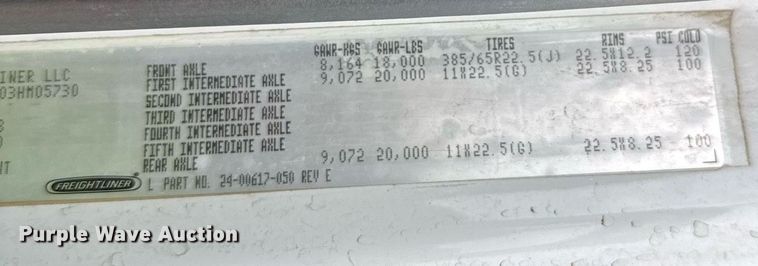 image for item DT6363 2003 Freightliner Business Class M2 dump truck