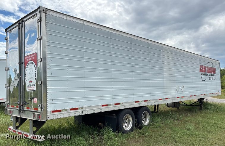 image for item DU1279 2012 Wabash refrigerated van trailer