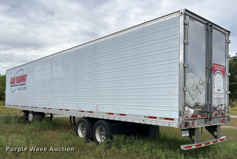 image for item DU1279 2012 Wabash refrigerated van trailer