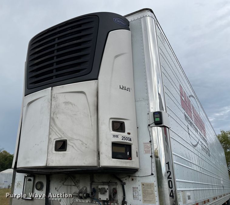 image for item DU1279 2012 Wabash refrigerated van trailer