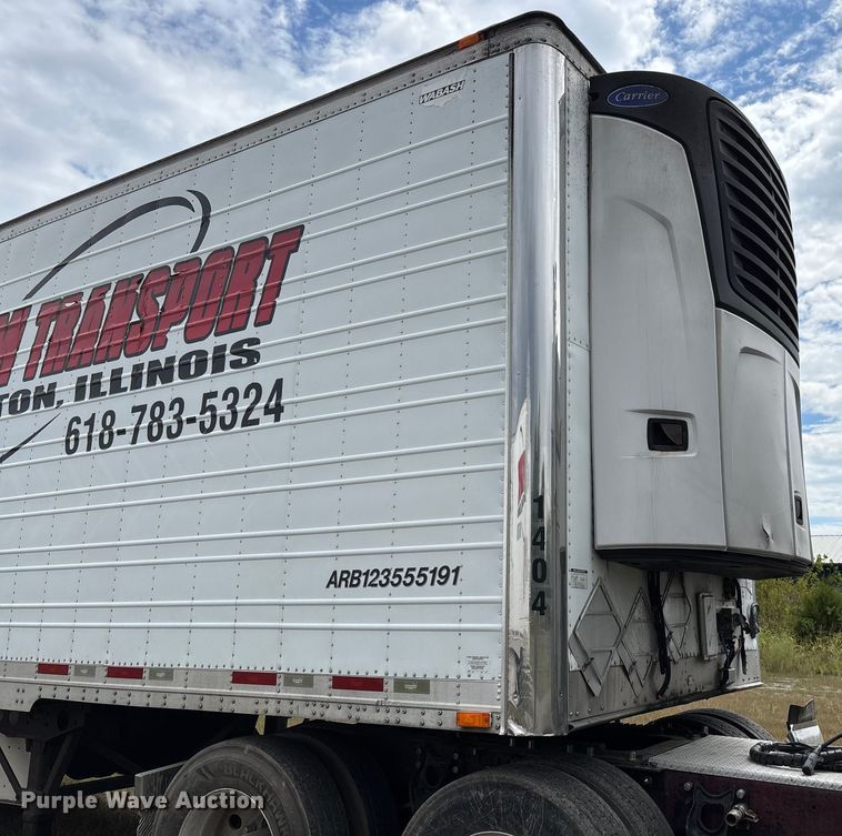 image for item DU1280 2014 Wabash refrigerated van trailer