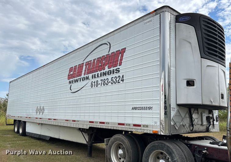 image for item DU1280 2014 Wabash refrigerated van trailer