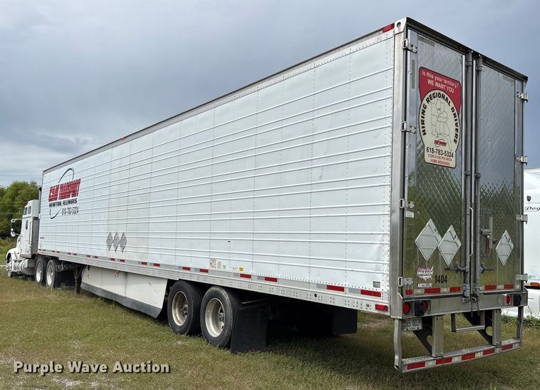 image for item DU1280 2014 Wabash refrigerated van trailer