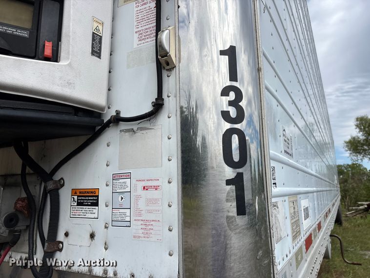 image for item DU1281 2013 Wabash refrigerated van trailer