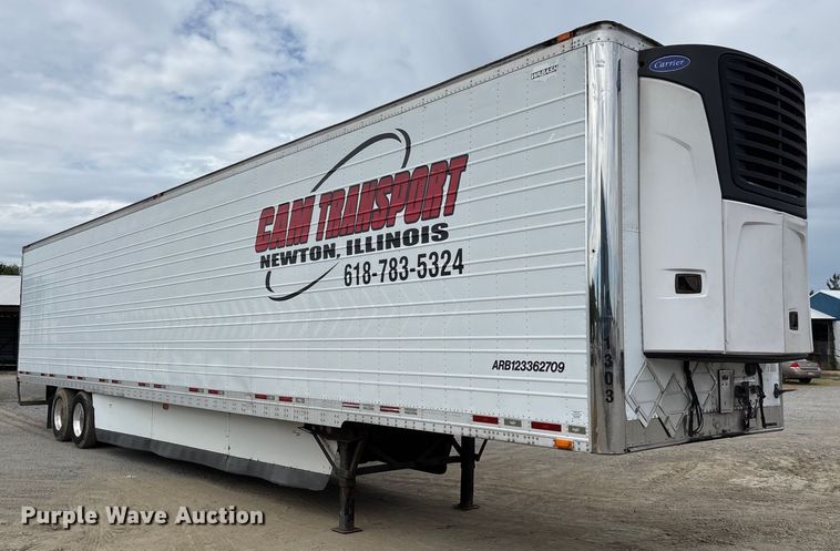 image for item DU1282 2013 Wabash refrigerated van trailer
