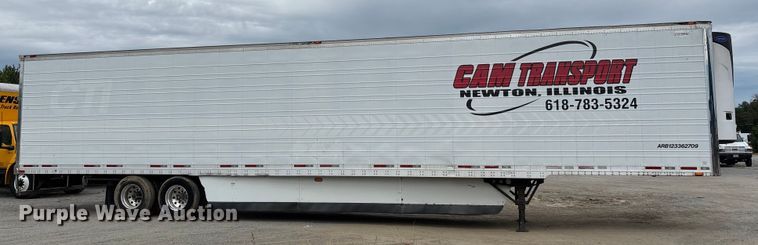 image for item DU1282 2013 Wabash refrigerated van trailer