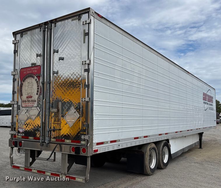 image for item DU1282 2013 Wabash refrigerated van trailer