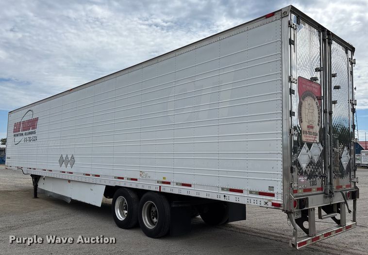 image for item DU1282 2013 Wabash refrigerated van trailer