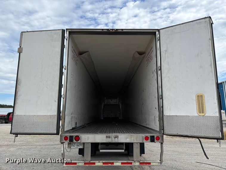 image for item DU1282 2013 Wabash refrigerated van trailer