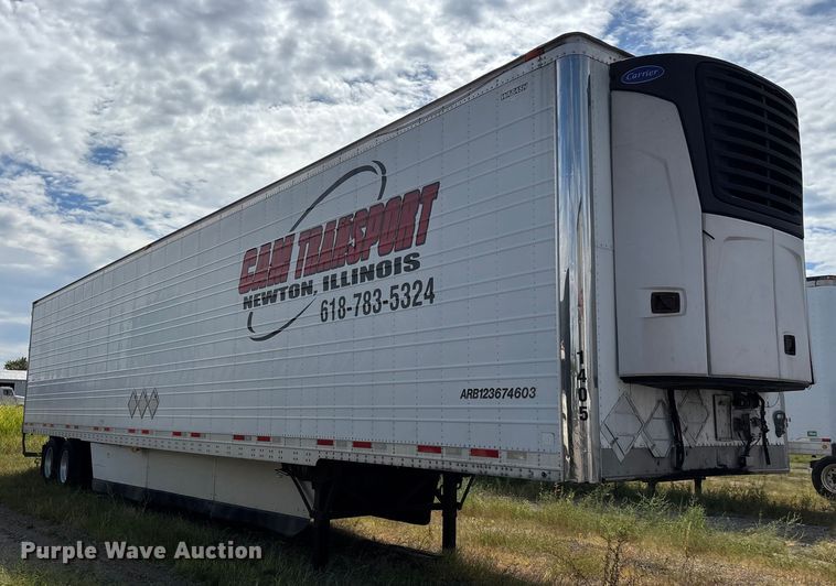 image for item DU1285 2014 Wabash refrigerated van trailer