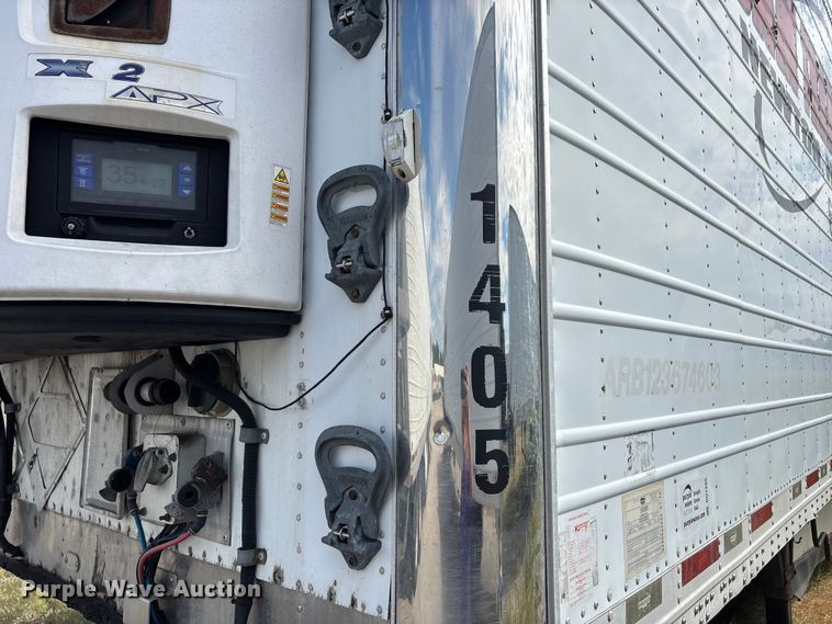 image for item DU1285 2014 Wabash refrigerated van trailer