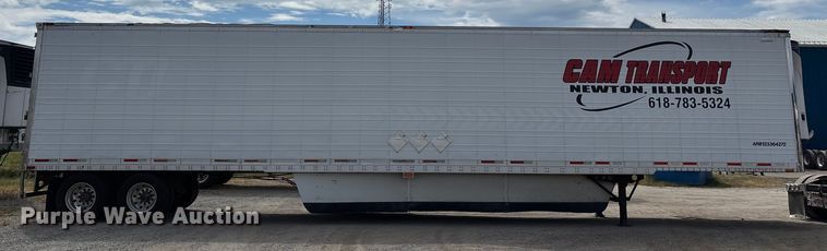 image for item DU1286 2013 Wabash refrigerated van trailer