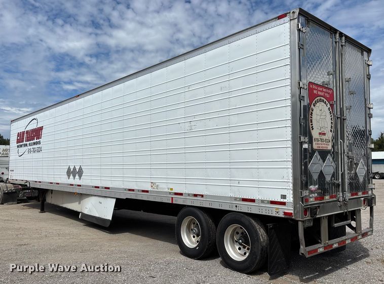 image for item DU1286 2013 Wabash refrigerated van trailer