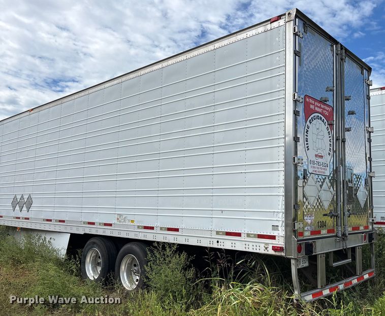 image for item DU1287 2013 Wabash refrigerated van trailer