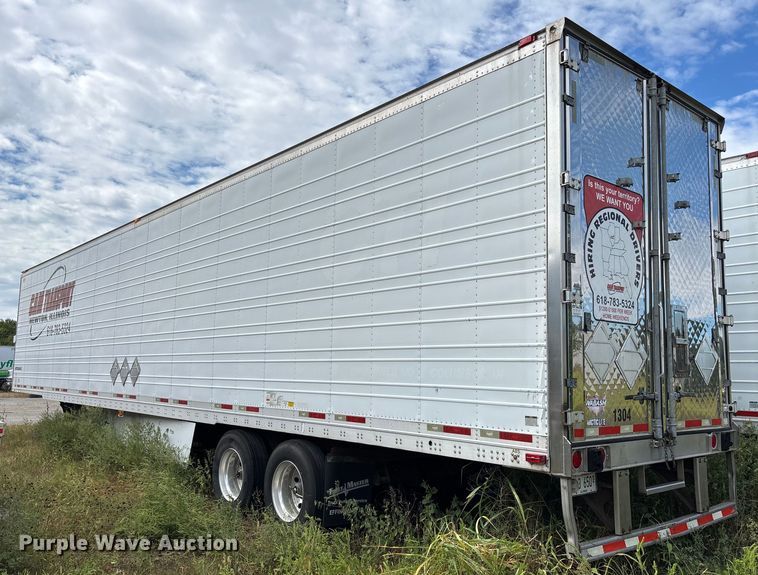 image for item DU1287 2013 Wabash refrigerated van trailer