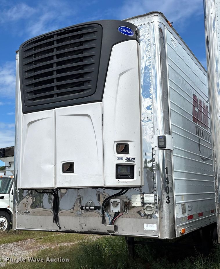image for item DU1288 2014 Wabash refrigerated van trailer