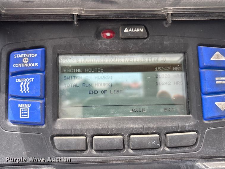 image for item DU1288 2014 Wabash refrigerated van trailer