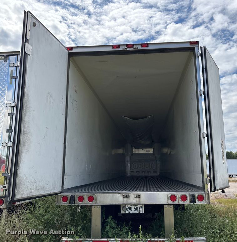 image for item DU1288 2014 Wabash refrigerated van trailer