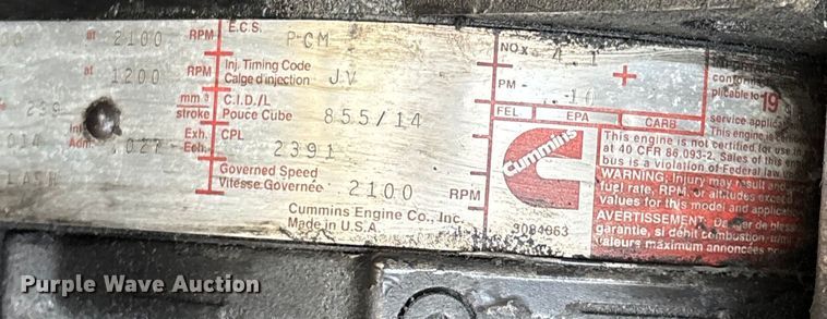 image for item DU1291 1999 Sterling A-Line semi truck