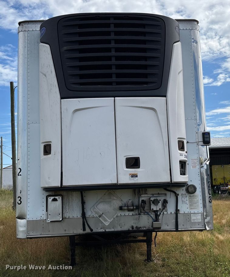 image for item DU1292 2012 Wabash refrigerated van trailer