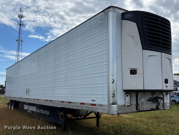 image for item DU1292 2012 Wabash refrigerated van trailer