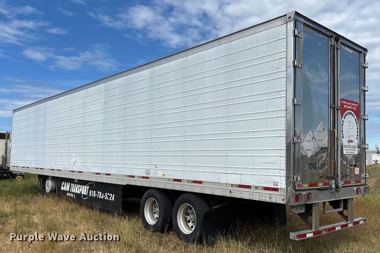 image for item DU1292 2012 Wabash refrigerated van trailer
