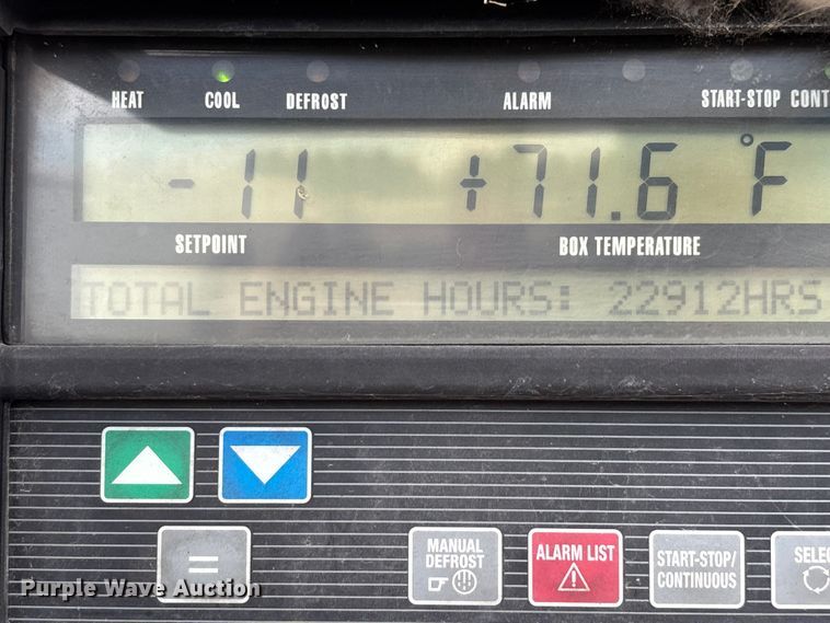 image for item DU1292 2012 Wabash refrigerated van trailer