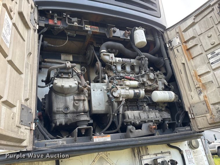 image for item DU1292 2012 Wabash refrigerated van trailer