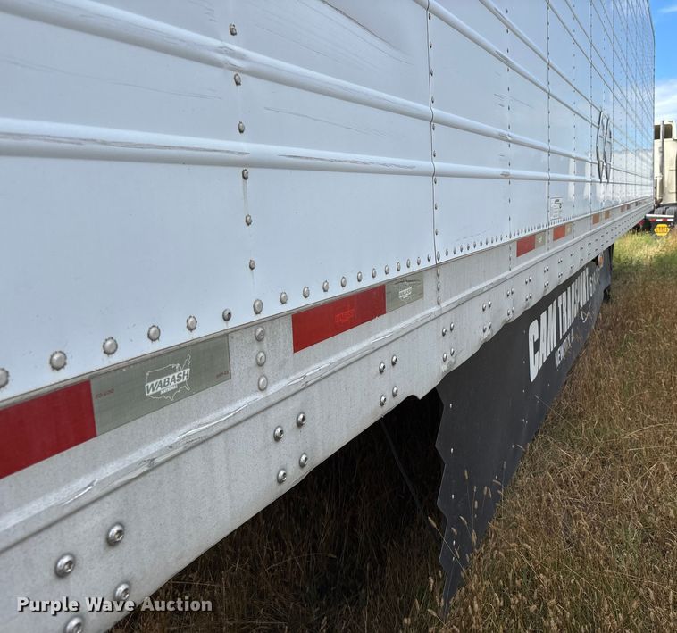 image for item DU1292 2012 Wabash refrigerated van trailer
