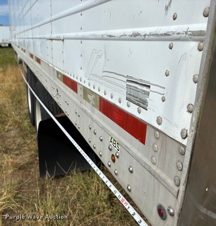 image for item DU1292 2012 Wabash refrigerated van trailer
