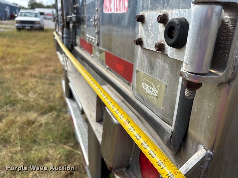 image for item DU1292 2012 Wabash refrigerated van trailer