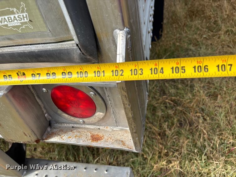 image for item DU1292 2012 Wabash refrigerated van trailer