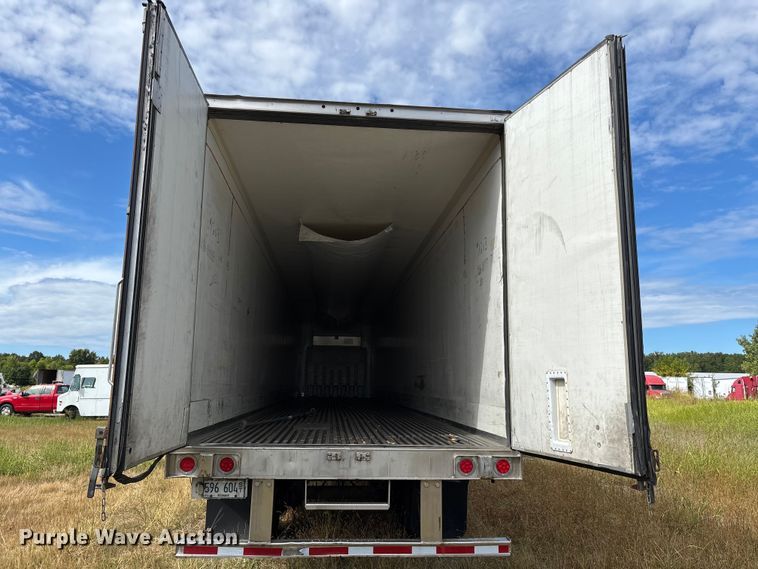 image for item DU1292 2012 Wabash refrigerated van trailer