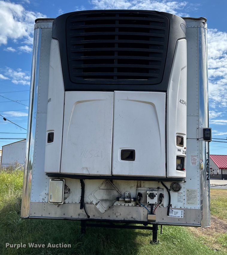 image for item DU1293 2012 Wabash refrigerated van trailer