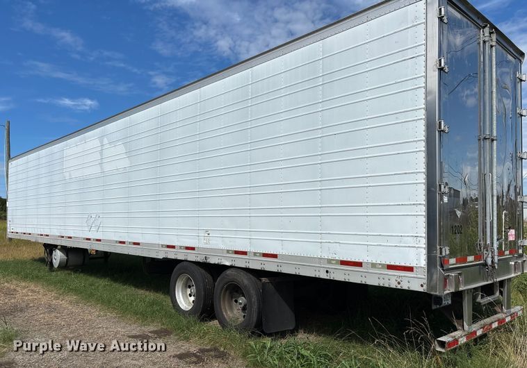 image for item DU1293 2012 Wabash refrigerated van trailer