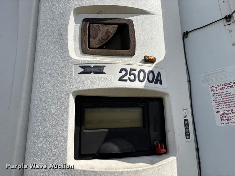 image for item DU1293 2012 Wabash refrigerated van trailer