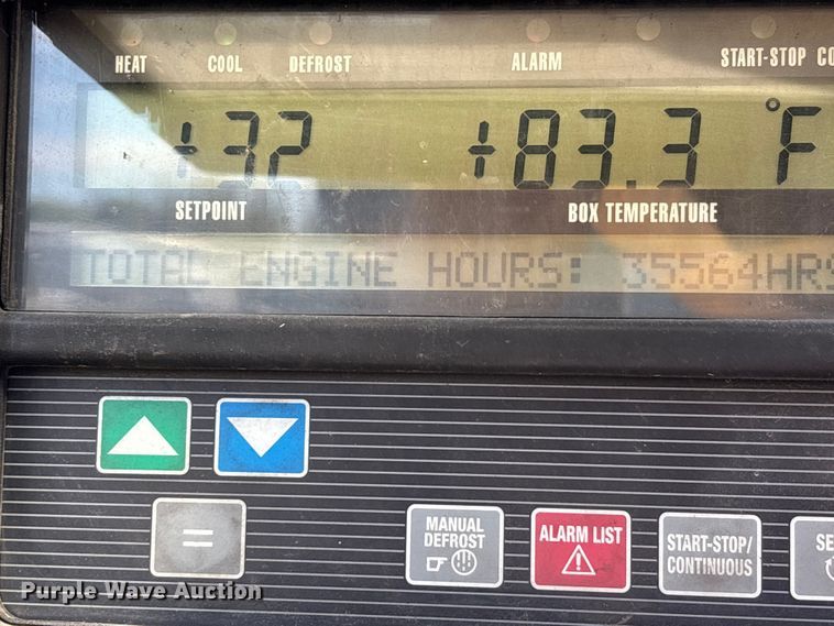 image for item DU1293 2012 Wabash refrigerated van trailer