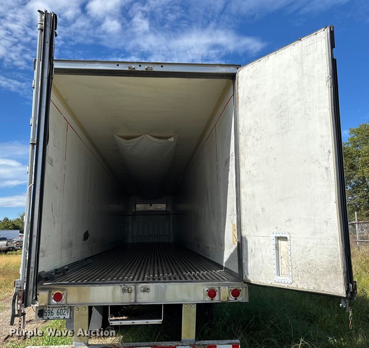 image for item DU1293 2012 Wabash refrigerated van trailer