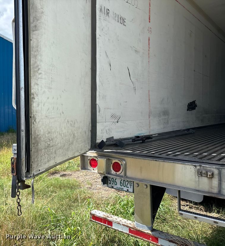 image for item DU1293 2012 Wabash refrigerated van trailer