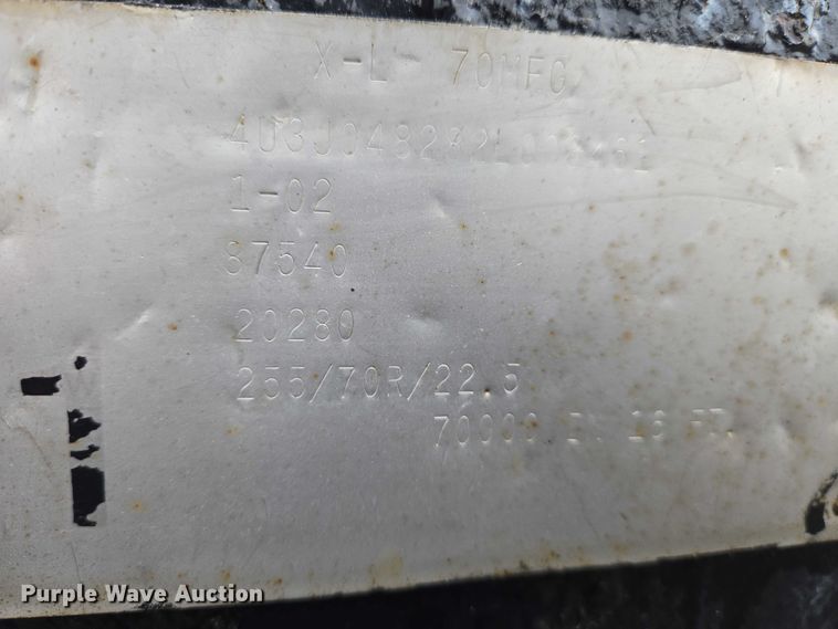 image for item DU6911 2002 X-L 70MFG lowboy equipment trailer