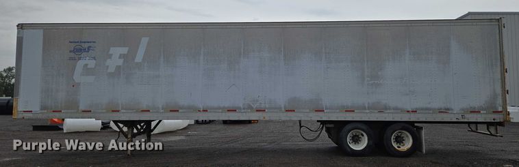 image for item DU6912 1989 Fruehauf dry van trailer