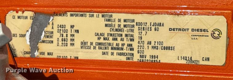 image for item DX5780 1995 Peterbilt 379 semi truck