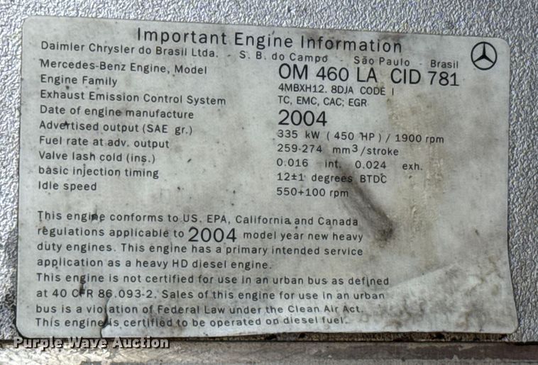 image for item DZ8978 2005 Freightliner Columbia semi truck