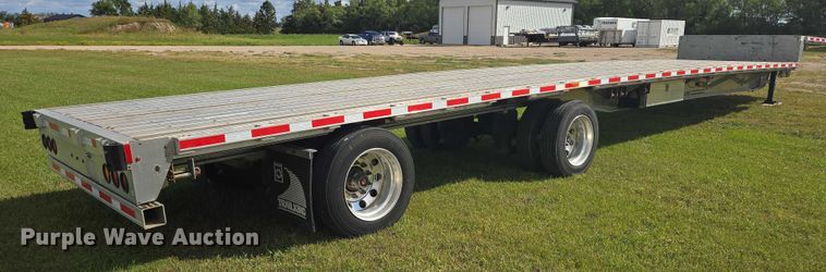 image for item EB1039 2016 Trail King TK80AACS-40 drop deck equipment trailer