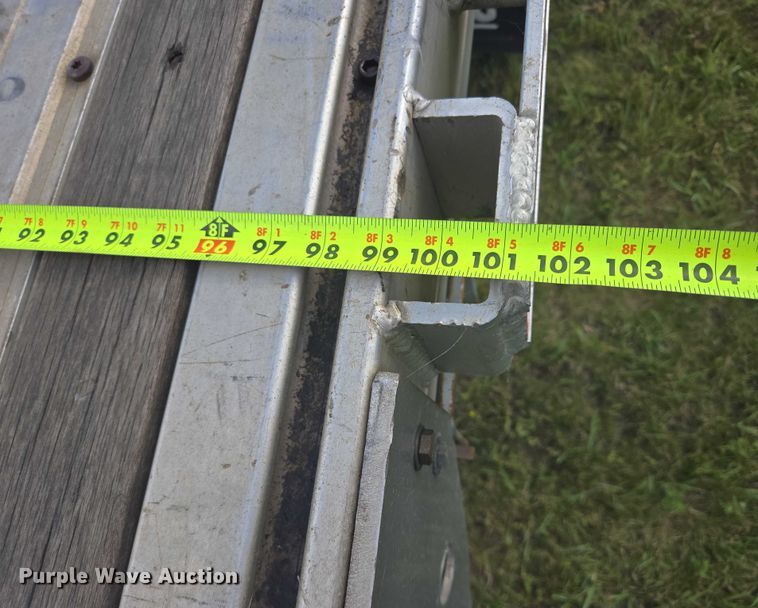 image for item EB1039 2016 Trail King TK80AACS-40 drop deck equipment trailer