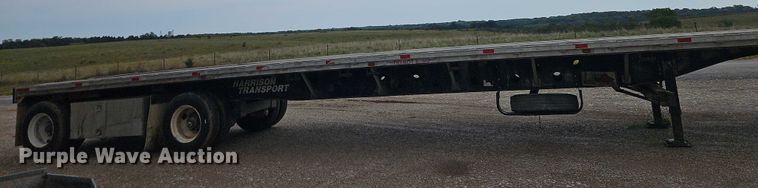 image for item EB8317 2000 Transcraft flatbed trailer