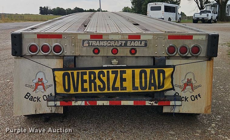 image for item EB8317 2000 Transcraft flatbed trailer