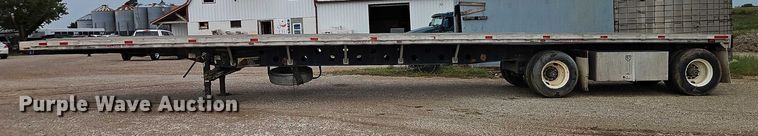image for item EB8317 2000 Transcraft flatbed trailer