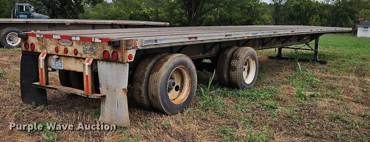 image for item EB8337 1996 Fontaine LFTW-5-8048WSAWK flatbed trailer