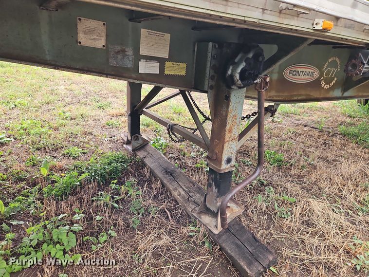 image for item EB8337 1996 Fontaine LFTW-5-8048WSAWK flatbed trailer